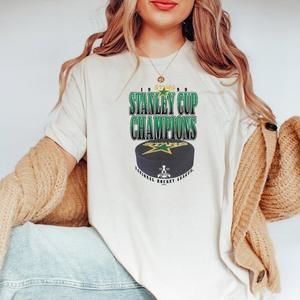 Unisex 90_S Dallas Stars 1999 Stanley Cup Tee Shirt
